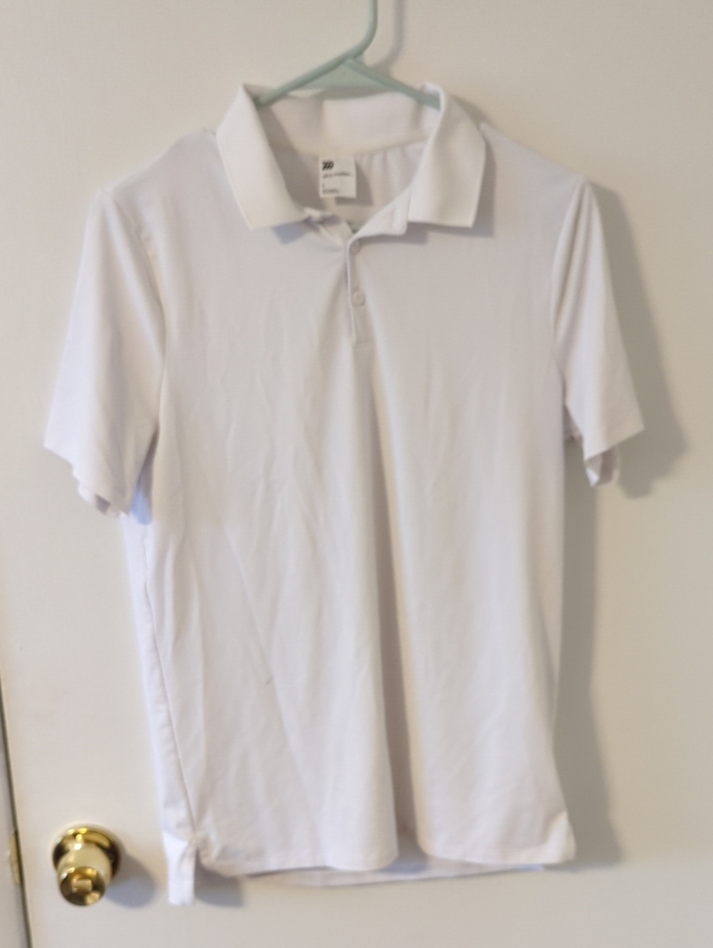 All In Motion White Men's Polo Shirt - Small